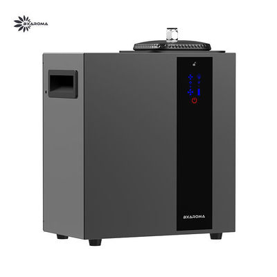 Smart Waterless Diffuser - Mesin Udara Bau untuk Penggunaan Rumah & Komersial, Mencakup 16000 kaki persegi, Nebulizing HVAC atau Portable Large Room Waterless Diffusers, Touch & Bluetooth Control, Logam, Hitam